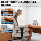 Office Chair with Footrest High Back Executive Desk