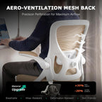 Ergonomic Mesh Office Chair with Flip-Up Armrests