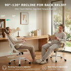 Ergonomic Mesh Office Chair with Flip-Up Armrests