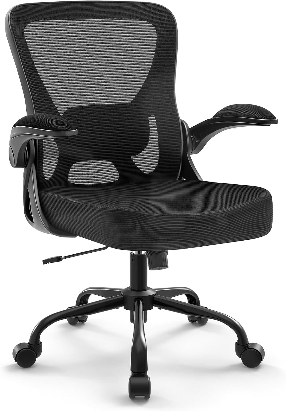 Ergonomic Mesh Office Chair with Flip-Up Armrests