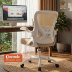 Ergonomic Mesh Office Chair with Flip-Up Armrests