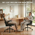 Ergonomic Mesh Office Chair with Flip-Up Armrests
