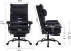 Office Chair with Pocket Spring Cushion Ergonomic Fabric