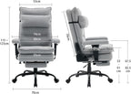 Office Chair with Pocket Spring Cushion Ergonomic Fabric