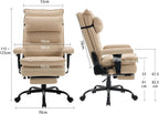 Office Chair with Pocket Spring Cushion Ergonomic Fabric