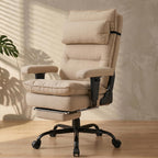 Office Chair with Pocket Spring Cushion Ergonomic Fabric