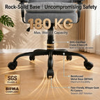 Office Chair with Pocket Spring Cushion Ergonomic Fabric