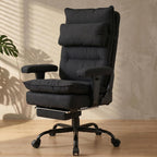 Office Chair with Pocket Spring Cushion Ergonomic Fabric