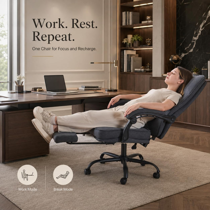 Office Chairs for Home Ergonomic Chair with Footrest