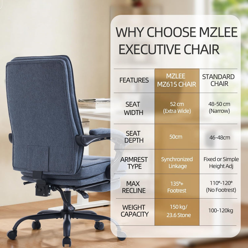 Office Chairs for Home Ergonomic Chair with Footrest