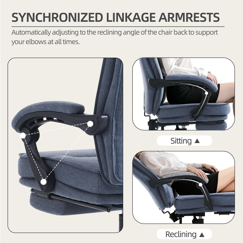 Office Chairs for Home Ergonomic Chair with Footrest