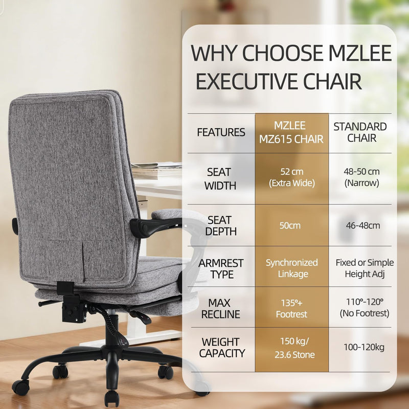 Office Chairs for Home Ergonomic Chair with Footrest