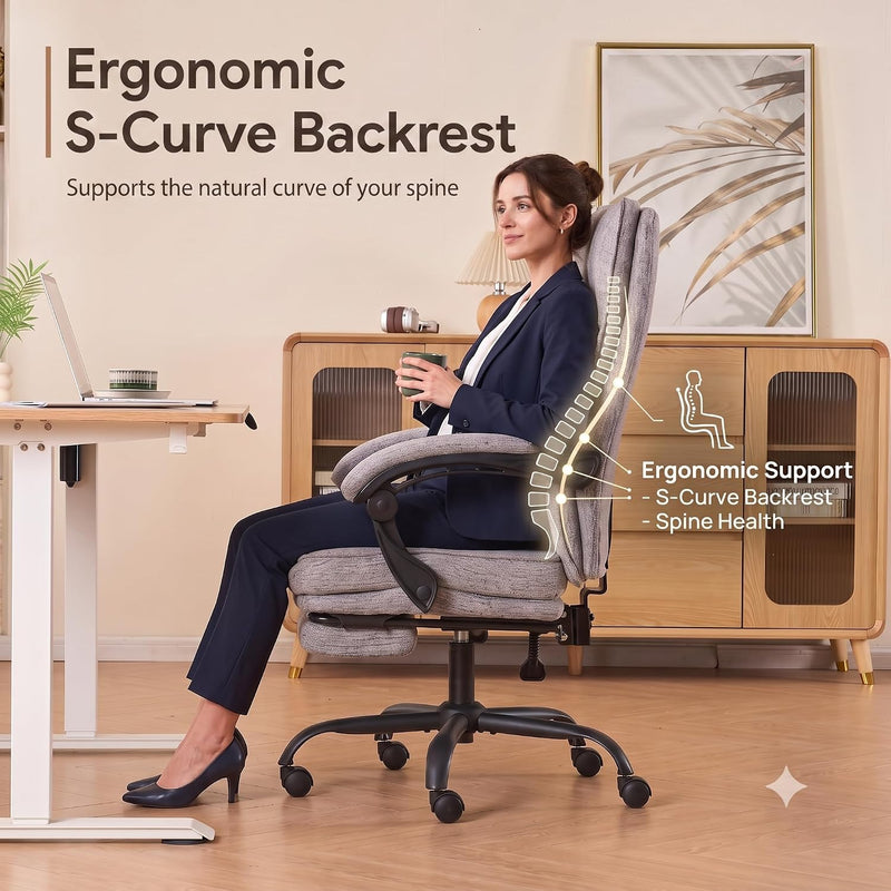 Office Chairs for Home Ergonomic Chair with Footrest