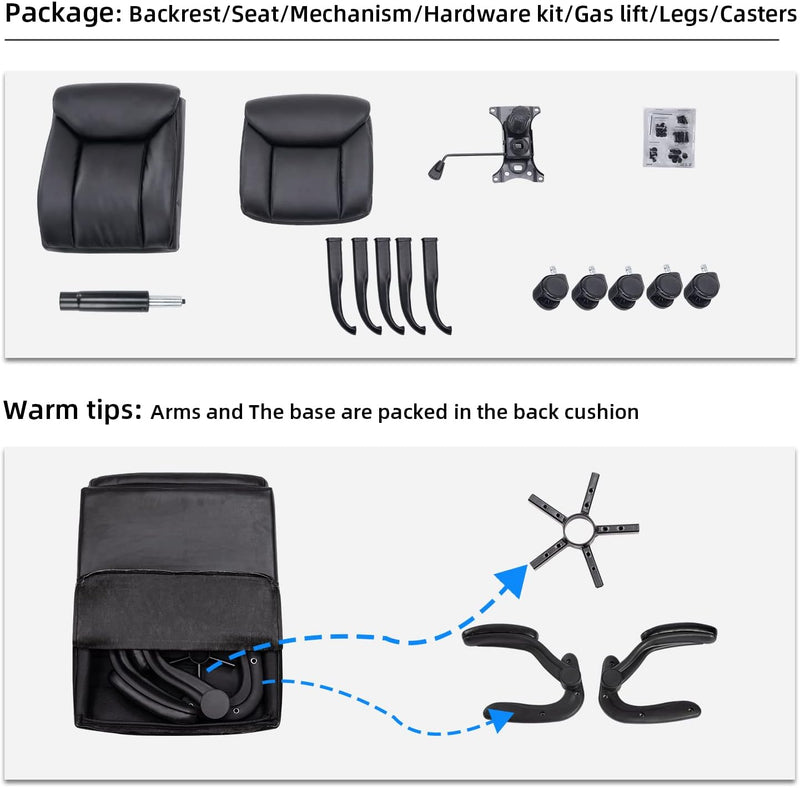 Office Chairs for Home Ergonomic Fabric Desk Chair
