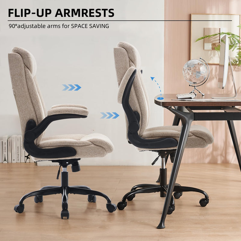 Office Chairs for Home Ergonomic Fabric Desk Chair