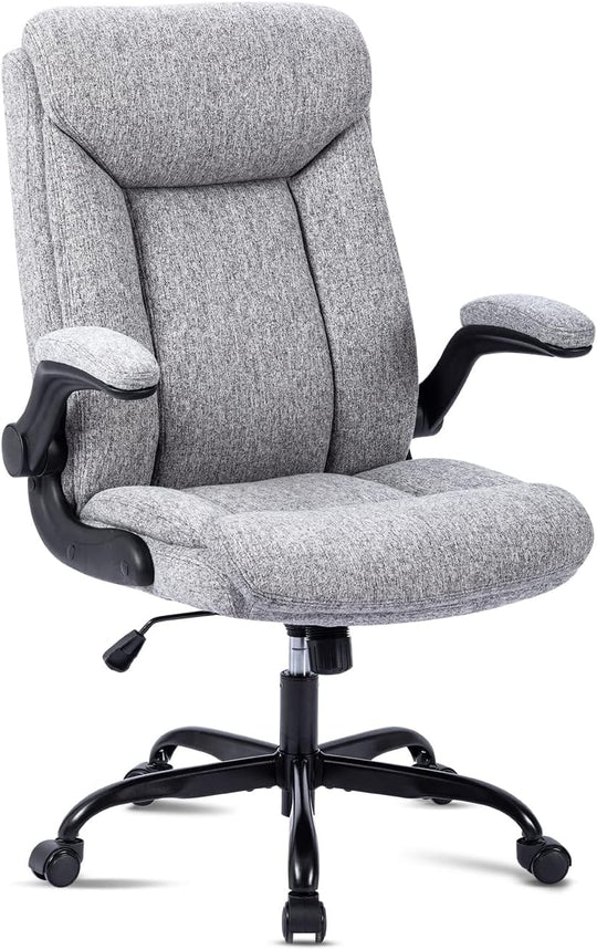 Leather Office Chair High Back Executive Computer Desk