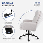 Office Chairs for Home Faux Cashmere Desk Chair