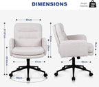 Office Chairs for Home Faux Cashmere Desk Chair