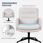 Office Chairs for Home Faux Cashmere Desk Chair