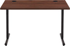 Office Computer Desk Beech Desktop and Frame Rectangular