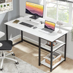 Office Desk with Monitor Stand