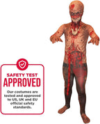 Official Burnt Zombie Jaw Dropper Kids Halloween Fancy