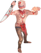Official Burnt Zombie Jaw Dropper Kids Halloween Fancy