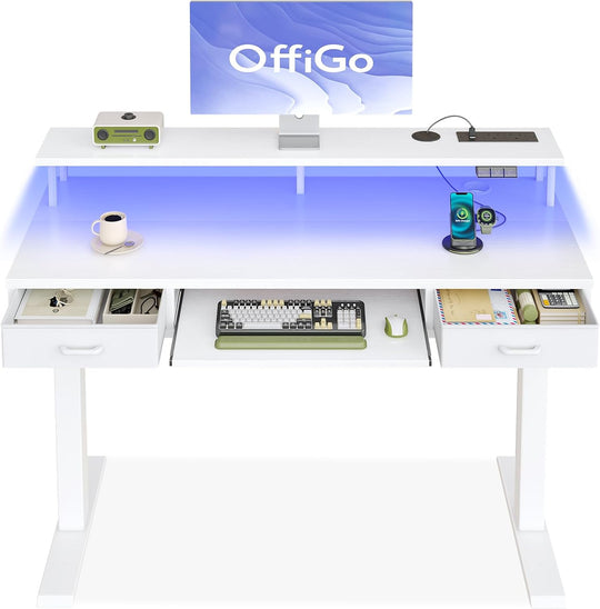 Offigo Height Adjustable Desk Electric Standing