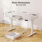 Offigo Height Adjustable Desk Electric Standing