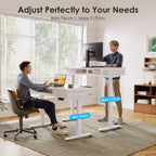 Offigo Height Adjustable Desk Electric Standing
