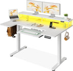 Offigo Standing Desk Height Adjustable with LED