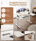 Offigo Standing Desk Height Adjustable with LED
