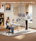 Offigo Standing Desk Height Adjustable with LED