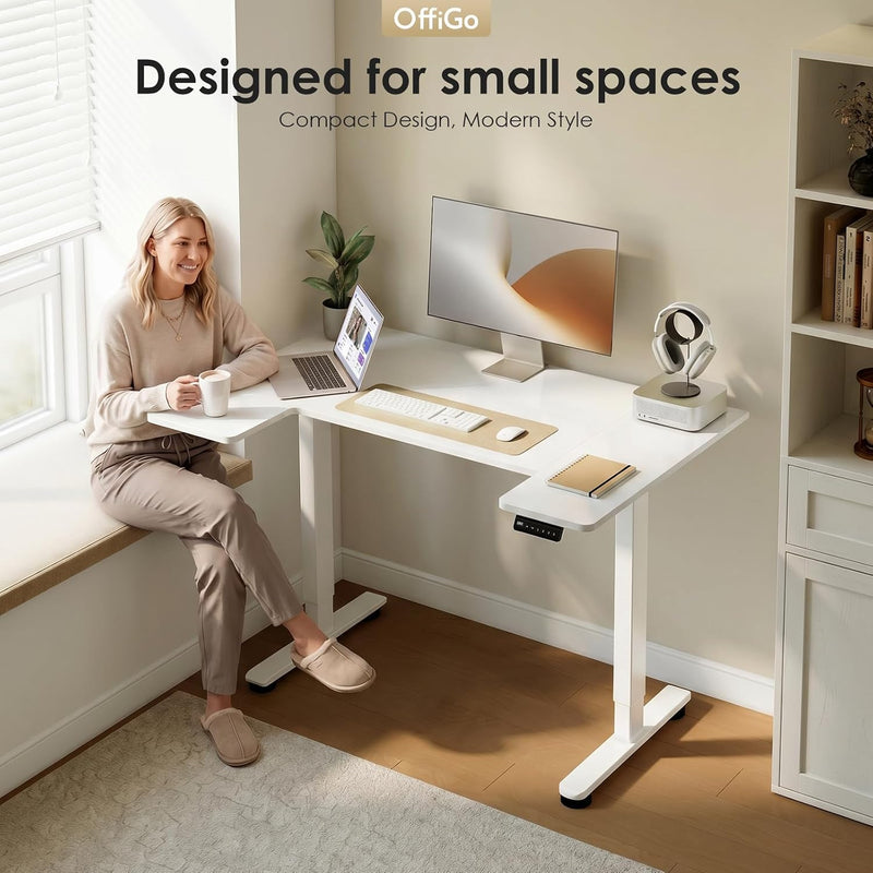 Adjustable Desk U Shaped Standing with 3 Memory