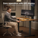 Offigo U Shaped Electric Standing Desk Height