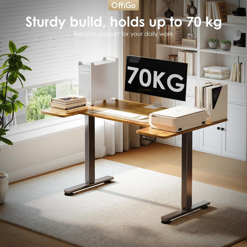 Adjustable Desk U Shaped Standing with 3 Memory