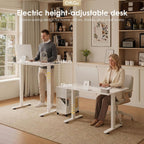 Offigo U Shaped Electric Standing Desk Height
