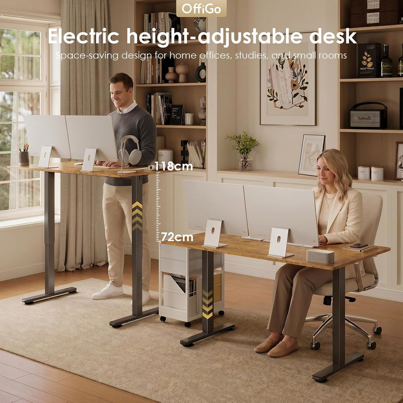Adjustable Desk U Shaped Standing with 3 Memory