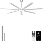 84 Inch Ceiling Fans with Lights Large Industrial