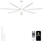 84 Inch Ceiling Fans with Lights Large Industrial