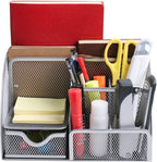 Okpow Mesh Desk Organiser -Use Tidy Pen Holder