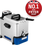 Oleoclean Compact Deep Fat Fryer Patented Oil Filtration