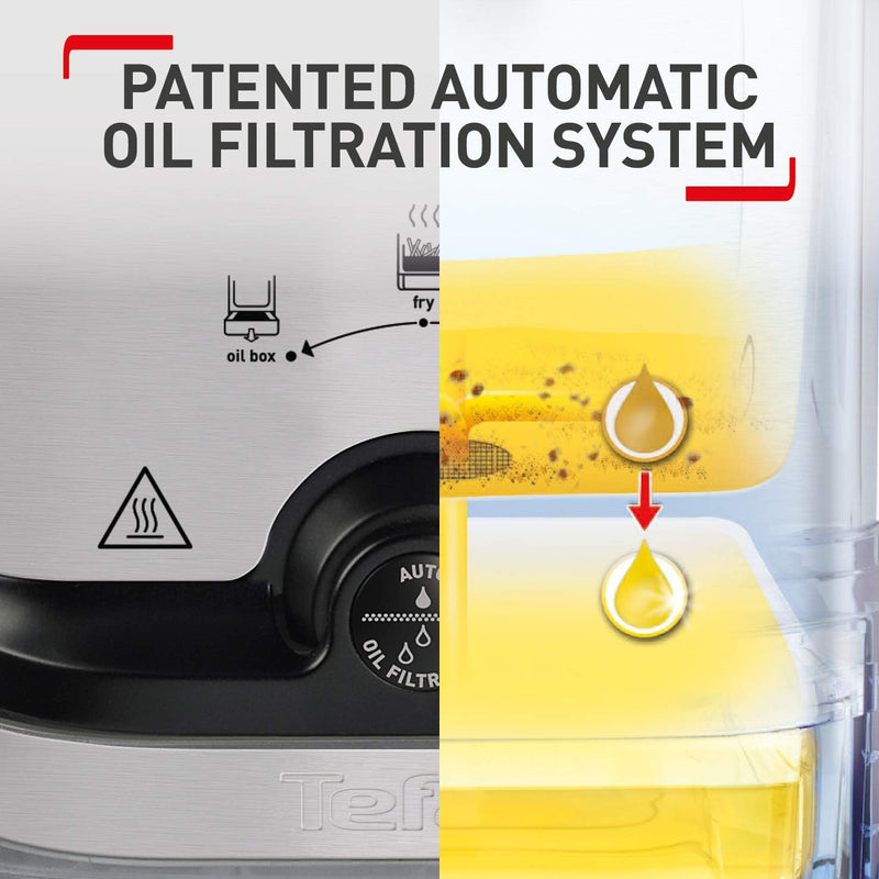 Oleoclean Compact Deep Fat Fryer Patented Oil Filtration