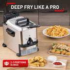 Oleoclean Compact Deep Fat Fryer Patented Oil Filtration