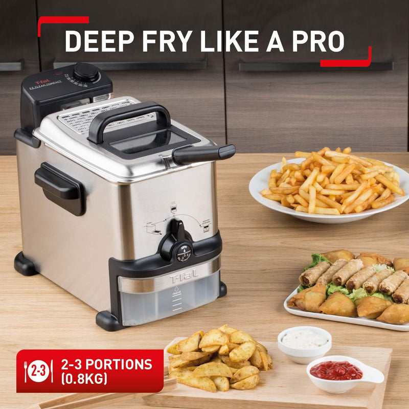Oleoclean Compact Deep Fat Fryer Patented Oil Filtration