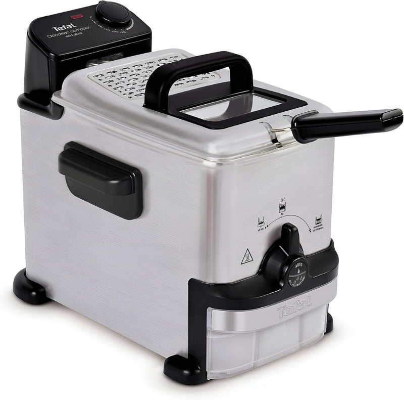 Oleoclean Compact Deep Fat Fryer Patented Oil Filtration