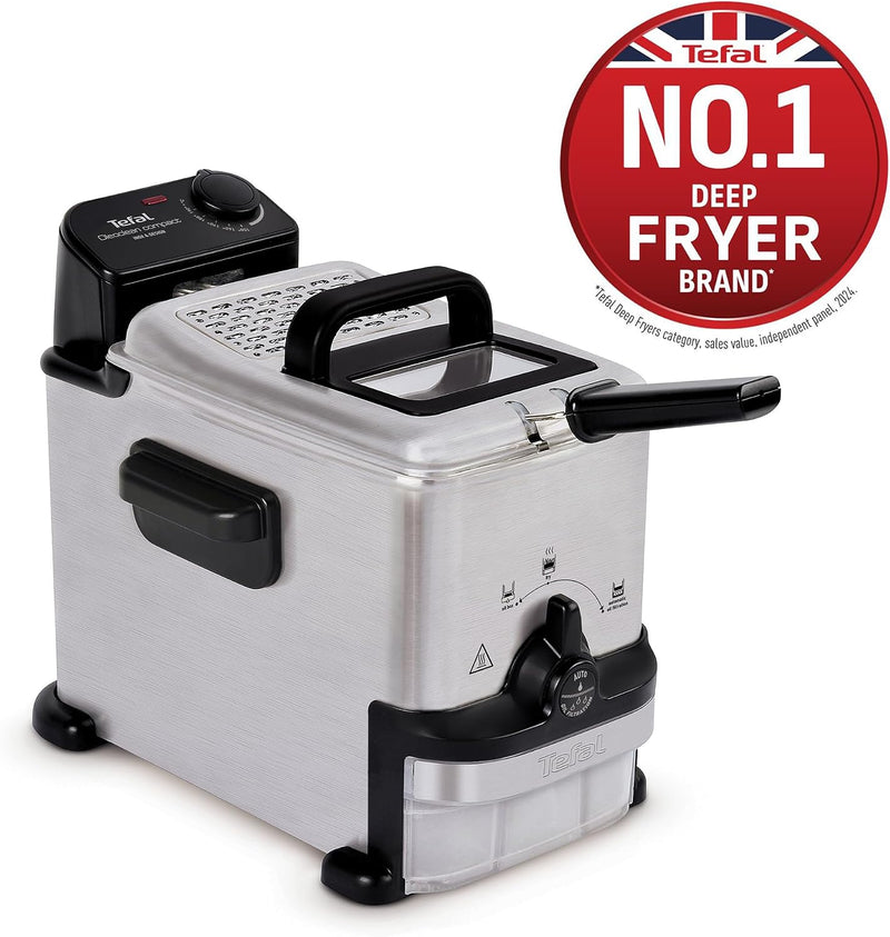 Oleoclean Compact Deep Fat Fryer Patented Oil Filtration