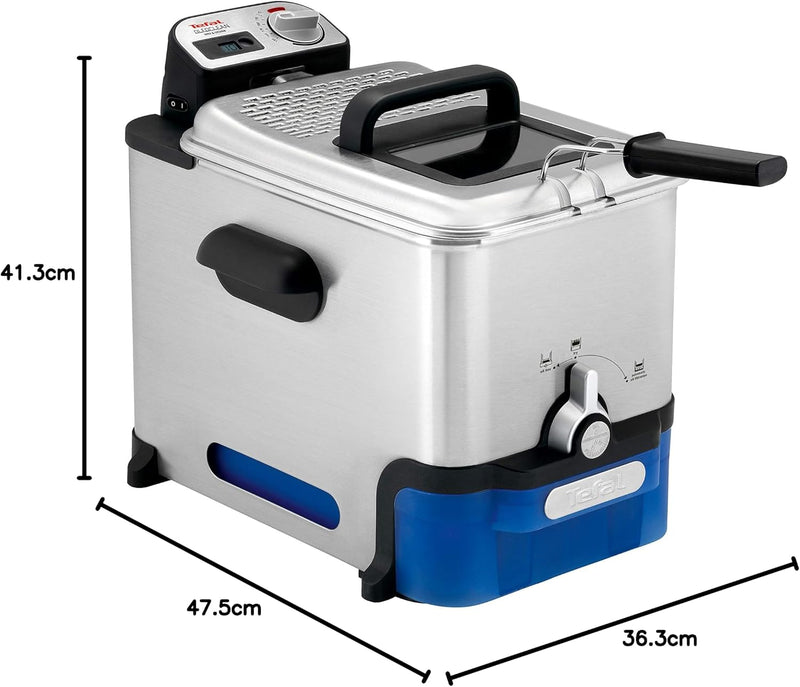 Oleoclean Compact Deep Fat Fryer Patented Oil Filtration
