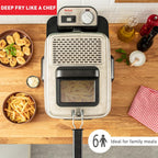 Oleoclean Compact Deep Fat Fryer Patented Oil Filtration