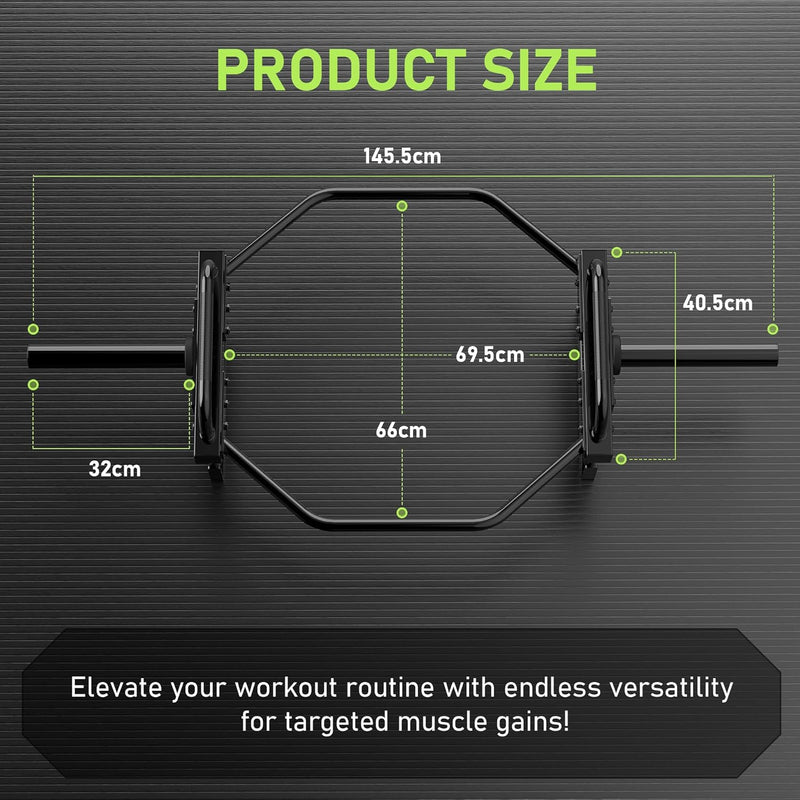 Olympic Trap Bar 2" Sleeves 145CM Hex